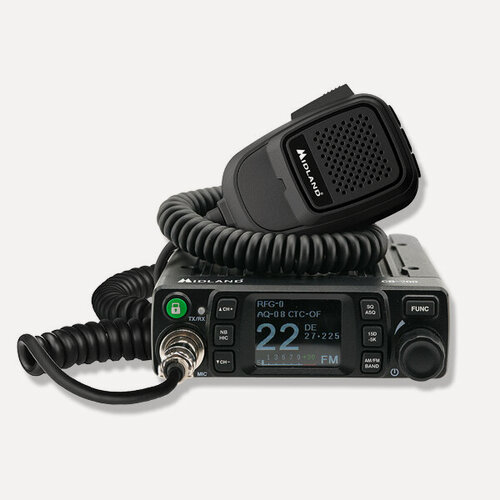 Изображение товара Midland CB-200 - автомобильная радиостанция 12/24 В CB, AM/FM, LCD- дисплей, 240 каналов