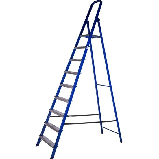 Стремянка Stairs стальная с алюминиевыми ступенями 9 ступеней CS09