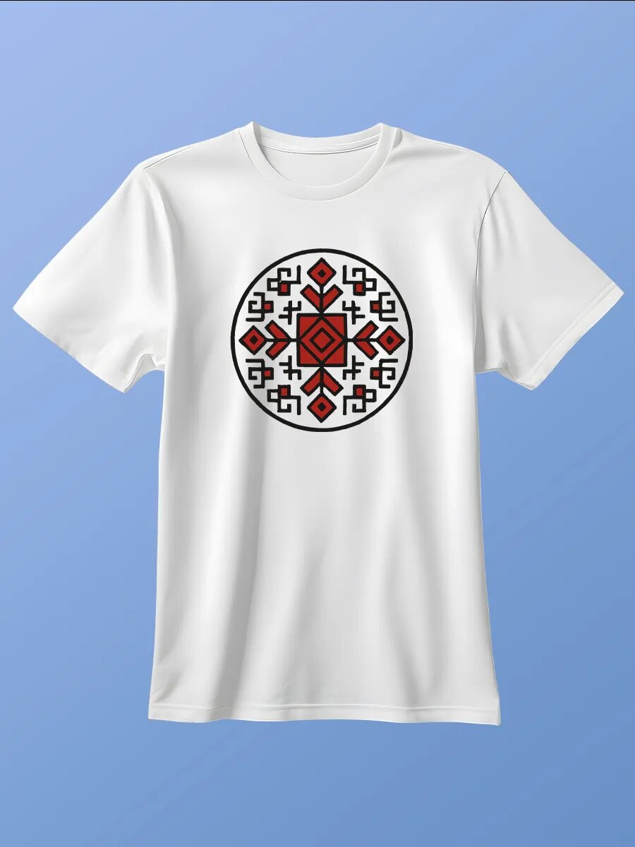 Футболка орнамент славянская этно стиль и традиции