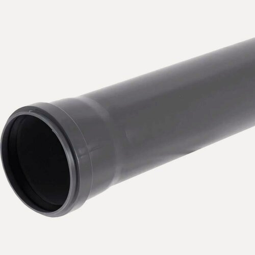 Изображение товара Труба для внутренней канализации Политэк из ПП 110х2.7х1000 мм 111100