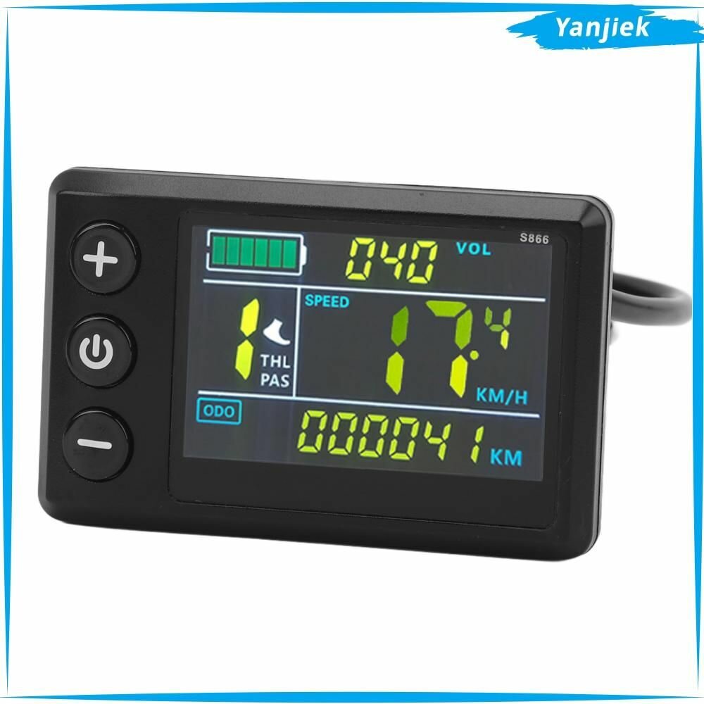 LCD-монитор для электровелосипеда, прочный ABS, для удобства и ясного отображения