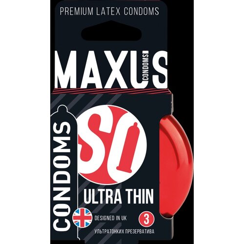 Презервативы Maxus Sensitive/ULTRA THIN, 3 шт. презервативы xxl супер тонкие 10шт