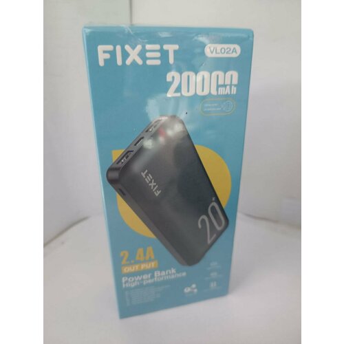 Повербанк Power Bank Fixet VL02A 20000mAh черный 200000₽
