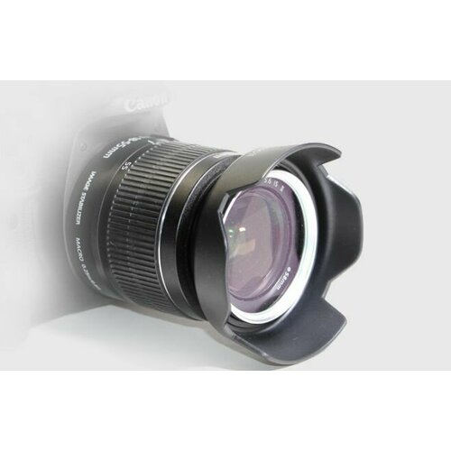 бленда jjc lh 54 для ef m 18 55mm f 3 5 5 6 is stm Бленда EW-73B для объектива Canon 18-135mm