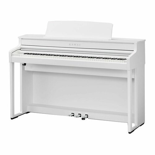 KAWAI CA501 PSW - цифровое пианино, 88 клавиш, банкетка, механика Grand Feel Compact, цвет белый
