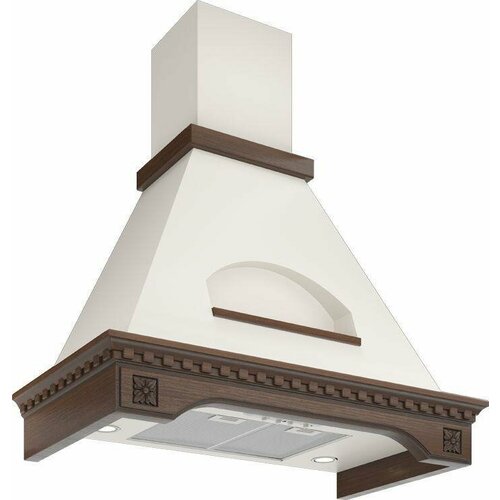 Вытяжка каминная Elikor Бельведер Флореале 60П-650-П3Д бежевыйбук светло-коричневый КВ II М-650-60-340 1996100₽