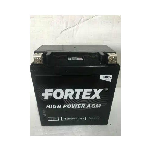 Аккумулятор Мото 12 В 16 А/ч п. п. Fortex AGM ток 250 150x86x161