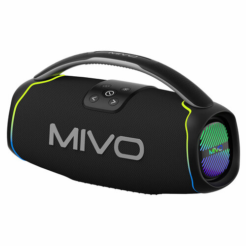 Беспроводная мини-колонка Bluetooth RGB от Mivo черная