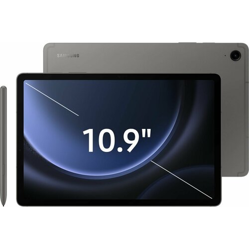 Планшет Samsung Galaxy Tab S9 FE 5G 256ГБ серый стилус 10200000₽