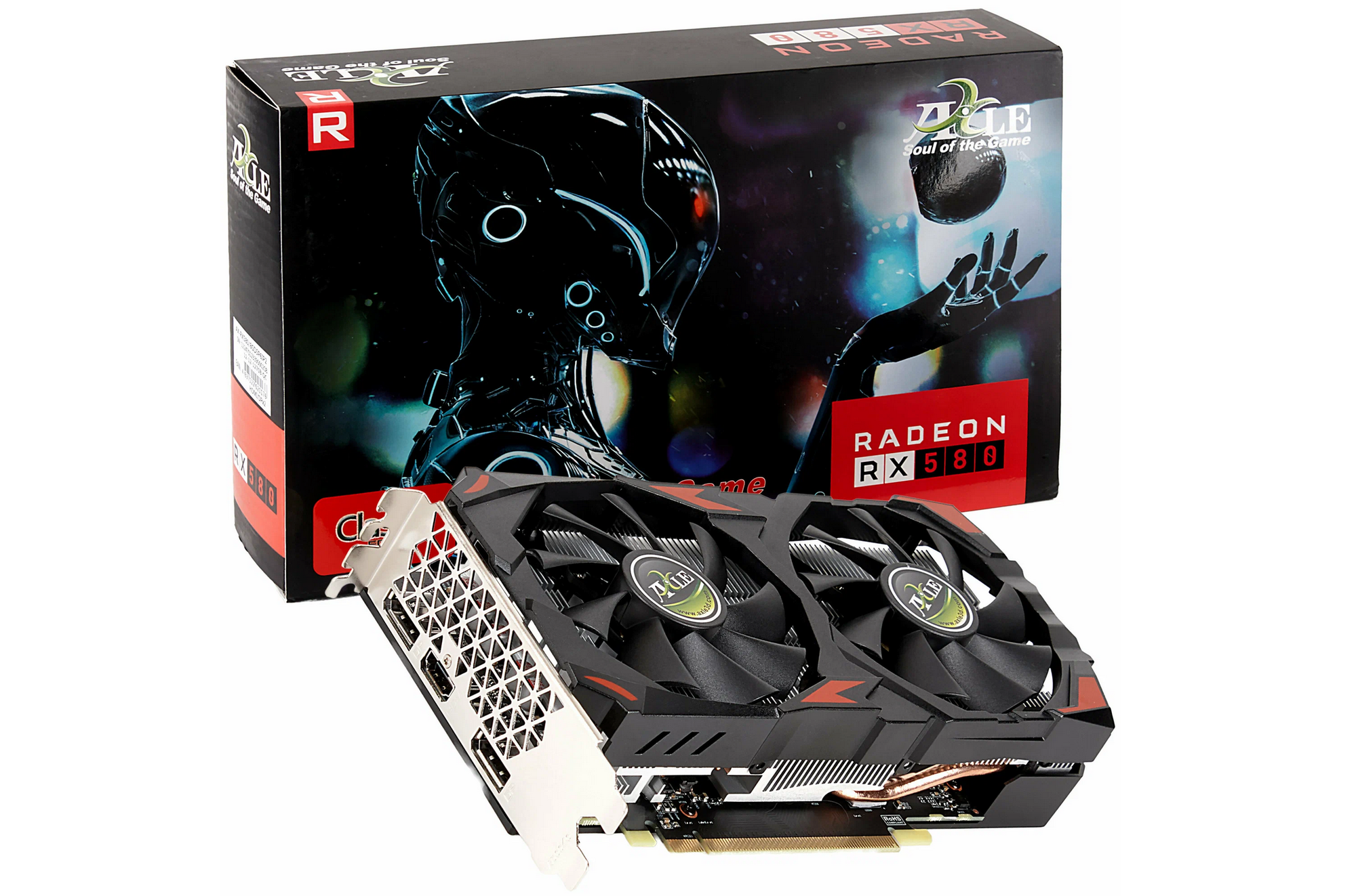 Видеокарта AXLE AMD Radeon RX 580 8GB DDR5 256bit Classic Edition