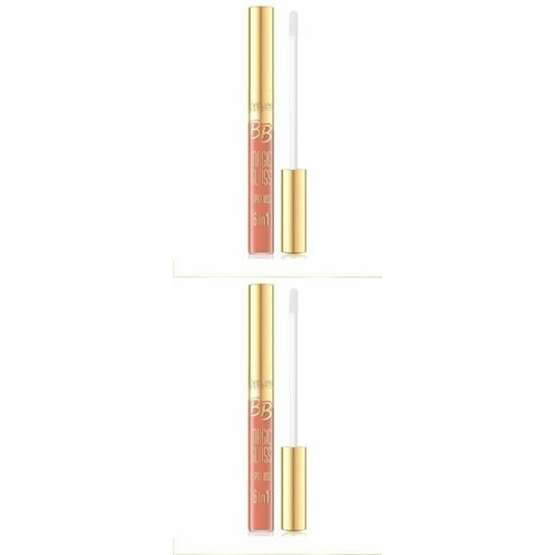 Eveline Cosmetics Блеск для губ Bb Magic Gloss, № 602, 9 мл, 2 шт. eveline cosmetics блеск для губ bb magic gloss 227 9 мл 3 шт