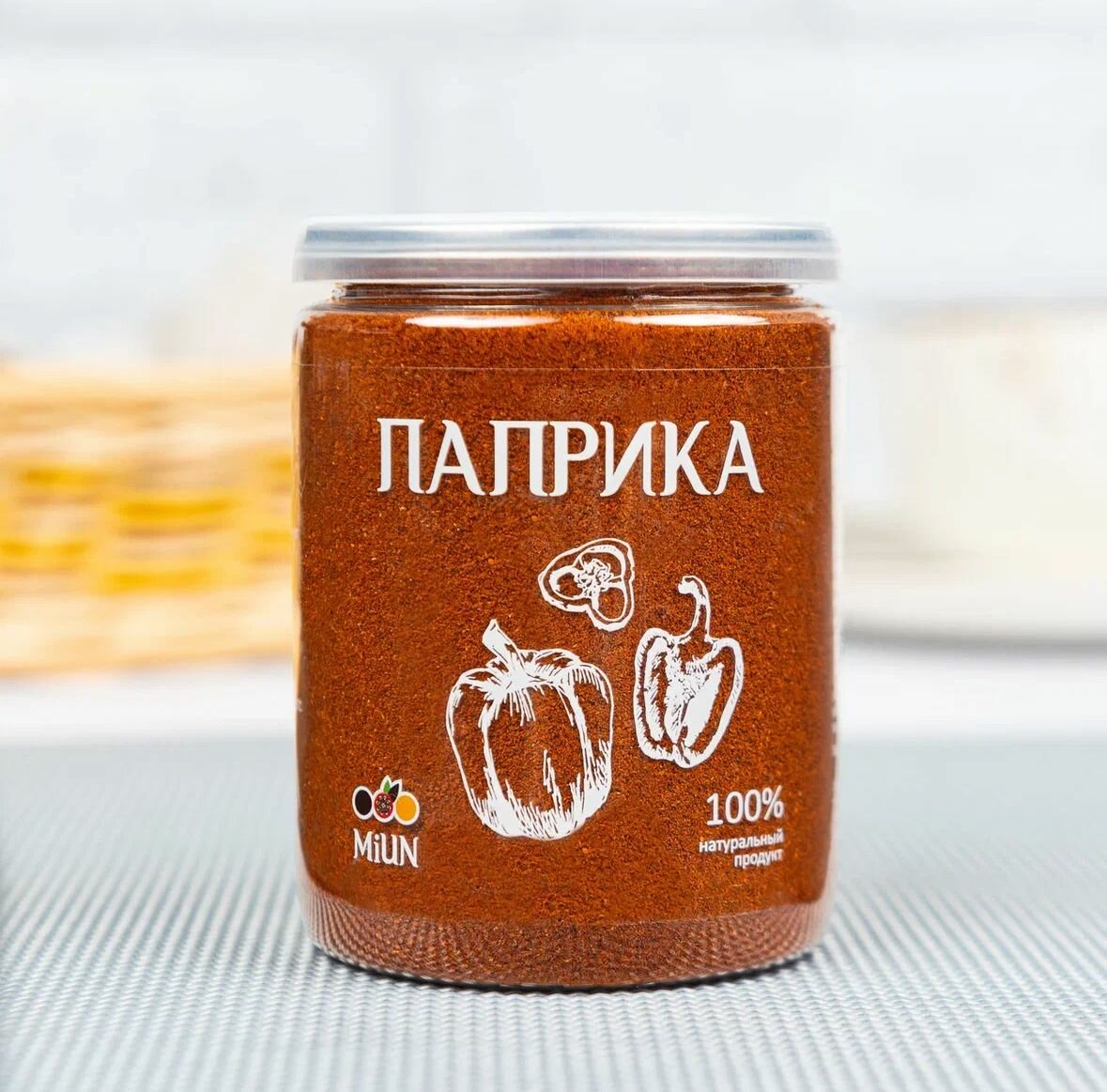 фото Паприка красная копченая молотая Испания, универсальная вегетарианская специя (приправа). Приправа для Блюд, MIUN 80 гр.