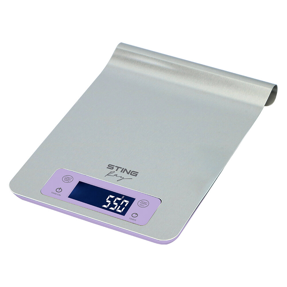фото STINGRAY ST-SC5105A лиловый аметист весы кухонные