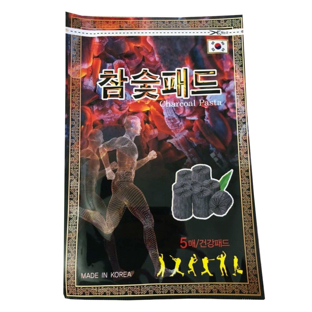 Пластырь для тела с древесным углем Daejeon Charcoal Pad, 5 шт