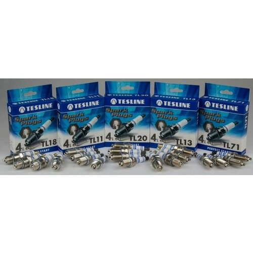 Свечи TESLINE /LADA Largus Granta дв. 11182 16 кл, Vesta XRAY дв. H4M 16 кл./ AU7ROC-9 Комплект 4 шт