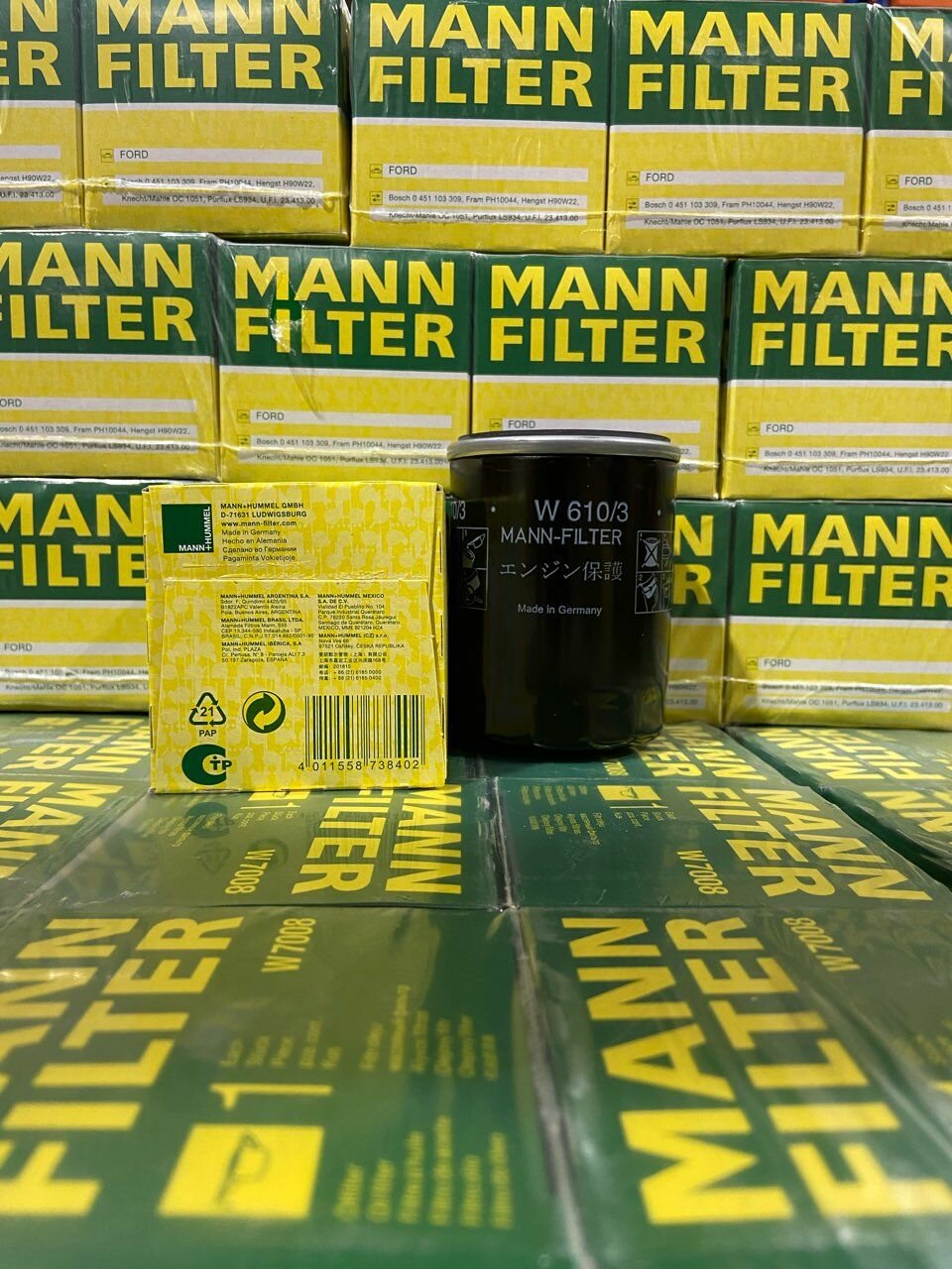 Масляный фильтр w610/3 mann-filter