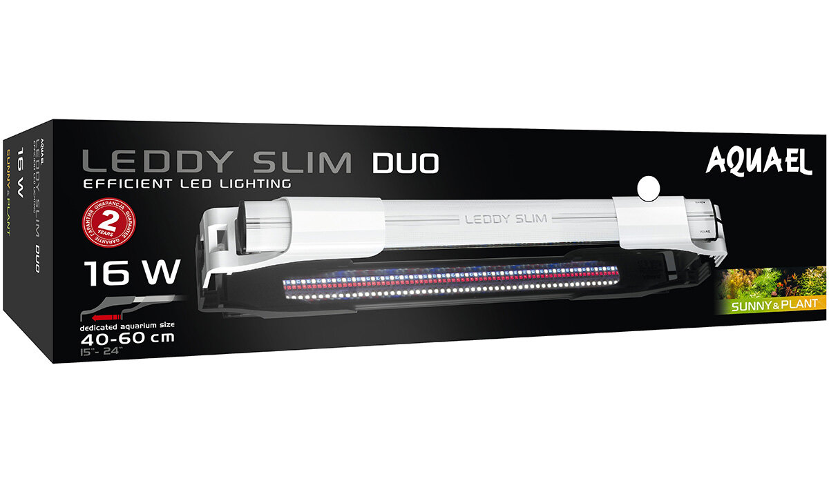 Светильник для аквариума Aquael Leddy Slim Duo Sunny & Plant белый 16 Вт