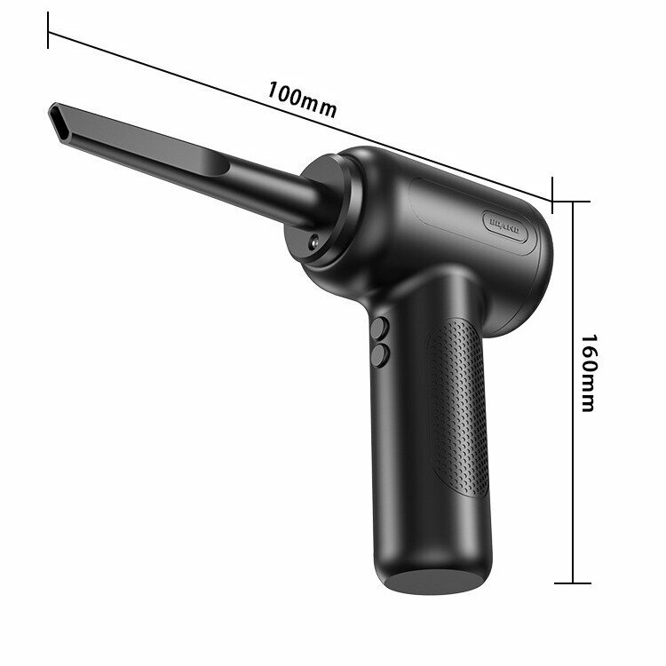 Воздуходувка электрическая беспроводная аккумуляторная портативная, для компьютера пк, пылесборник - фотография № 5
