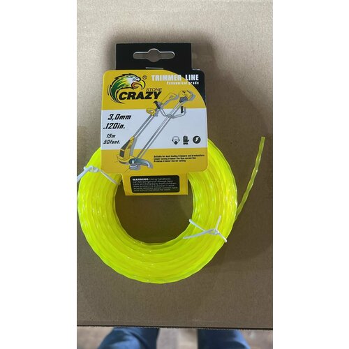 Леска для триммера 3мм 15м 899₽