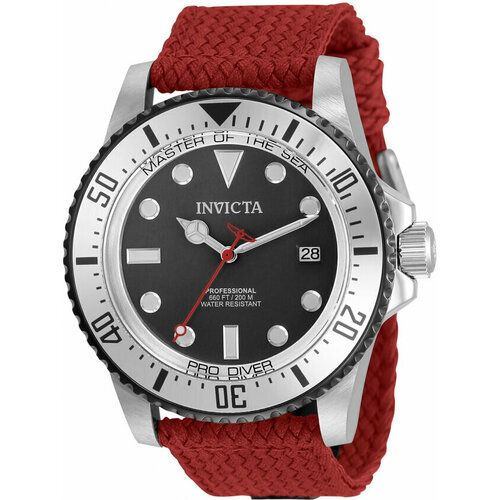 Наручные часы INVICTA Pro Diver 35486, красный, серебряный