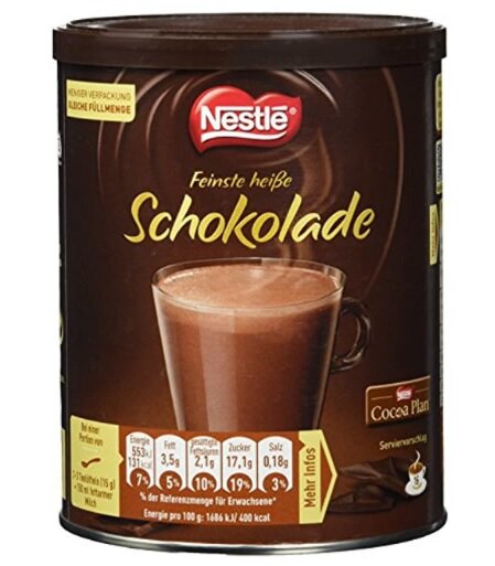 Какао-напиток горячий шоколад Nestle FEINSTE HEISSE SCHOKOLADE 250 гр.