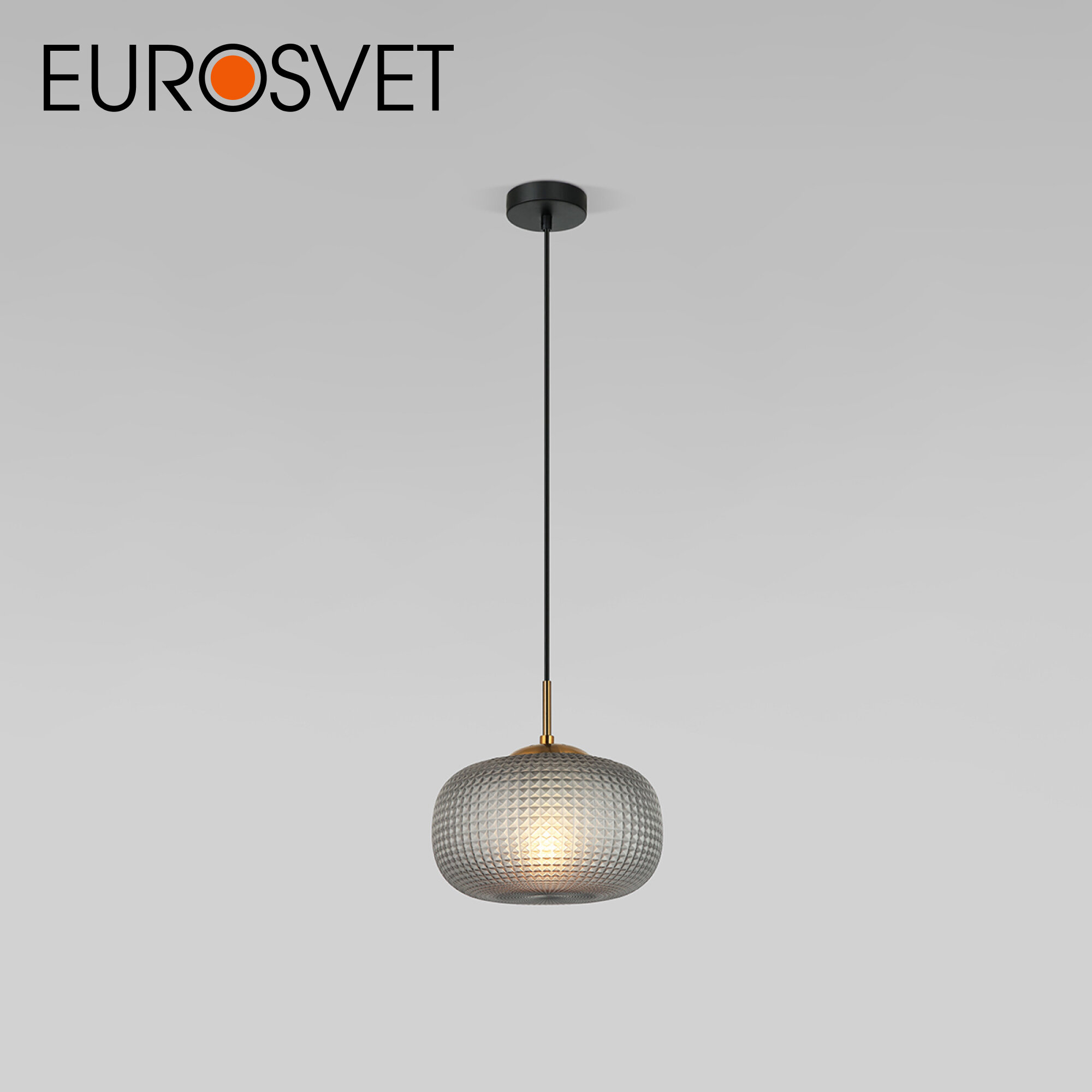 Подвесной светильник Eurosvet Gem 50262/1 серый IP20
