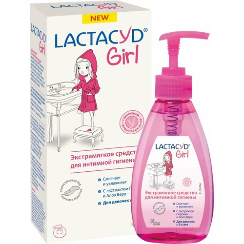 Средство для интимной гигиены Lactacyd Girl 200мл lactacyd средство для интимной гигиены lactacyd sensitive 200мл 1 шт