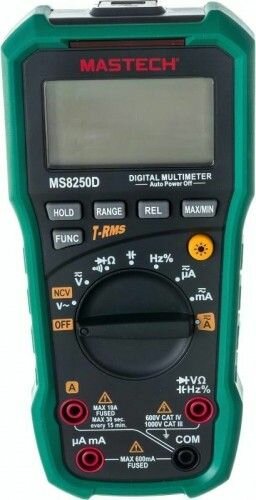 Мультиметр цифровой MASTECH MS8250D с t-rms профессиональный 13-2103
