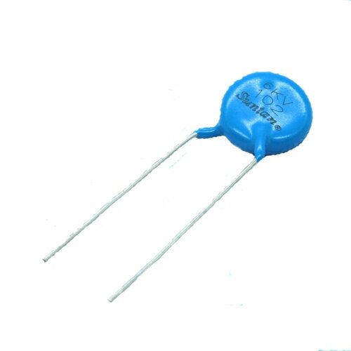 3 штук, 1000пф 6000В, 6kV, 1000pF, AC Class Y5P 102 , Керамический помехоподавляющий конденсатор