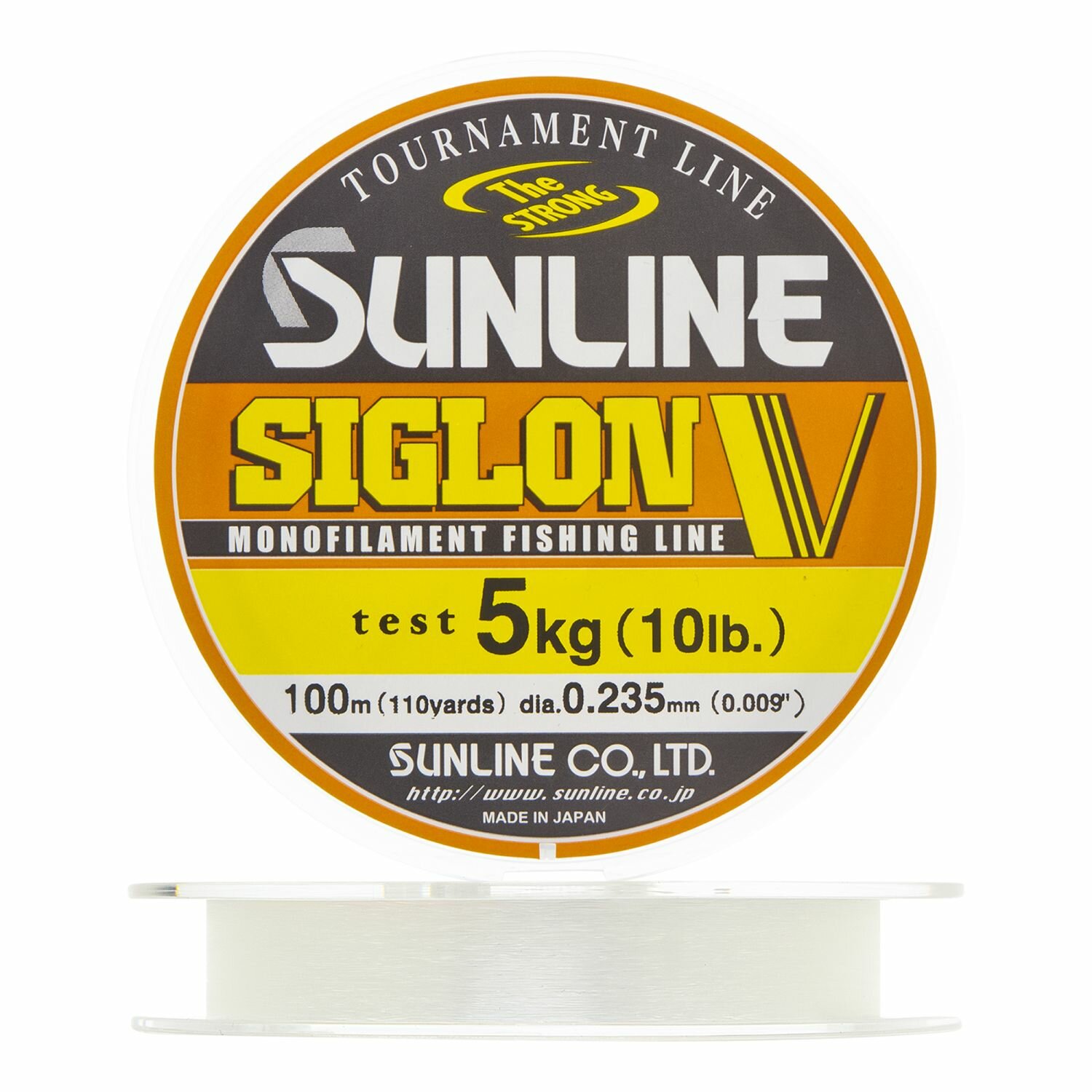 Леска монофильная Sunline Siglon V #2,0 0,235мм 100м (clear)