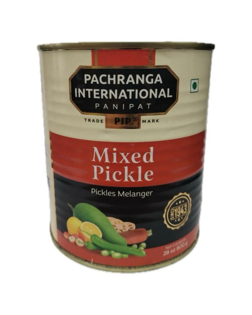 Пикули смеси овощей острые Pickles Melanger Pachranga 800 гр.