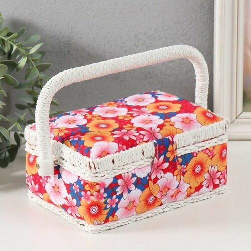 Шкатулка для рукоделия Японский сад 18х12х95 см 1984₽