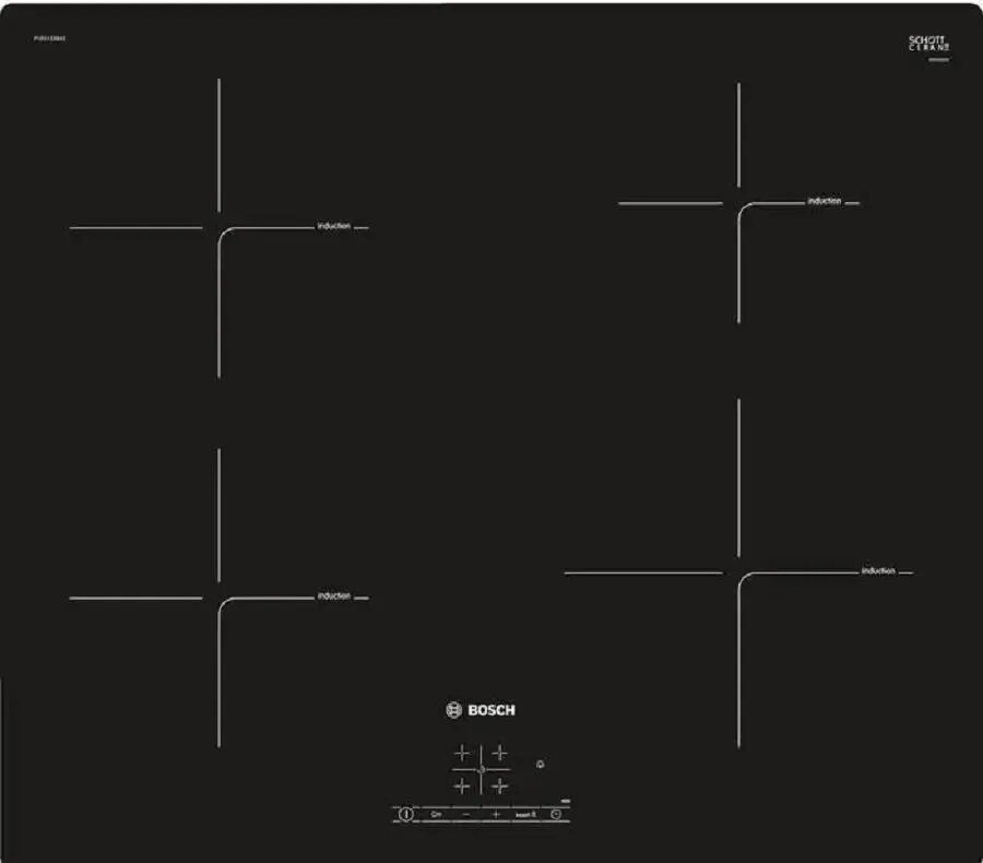 Встраиваемая варочная поверхность Bosch PUE611BB6E black