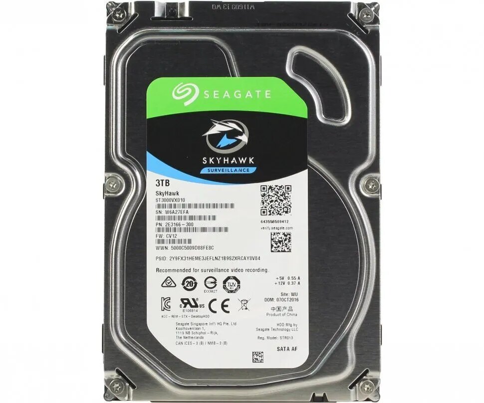 Жесткий диск Seagate Barracuda 3 ТБ ST3000VX010 — фото 1