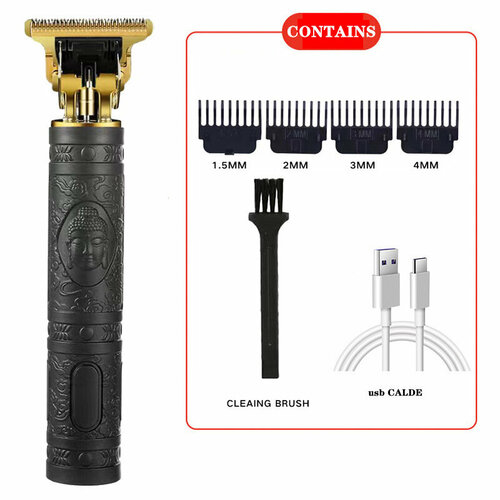 Электрическая машинка для стрижки Avola с ножом из золотой стали модель Черная голова Будды корпус из ABS 46000₽