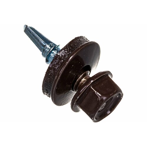 Kenner Cаморез кровельный 4,8x19 RAL8017, темно-коричневый 300шт Фасовка ск48198017ф