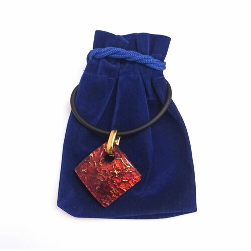 Колье arte di murano, красный, золотой