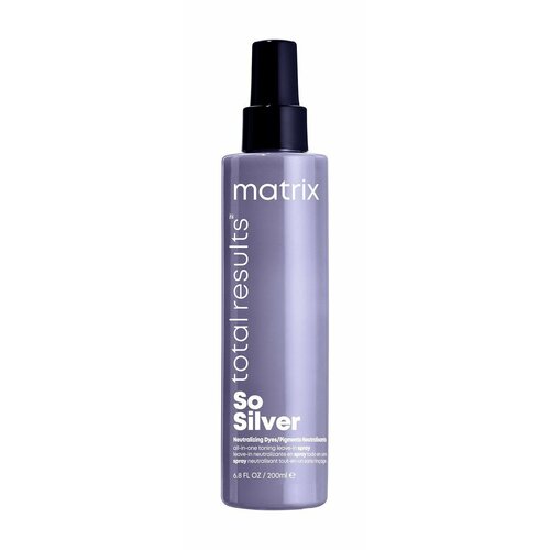 Мультифункциональный несмываемый тонирующий спрей So Silver Toning Spray, 200 мл