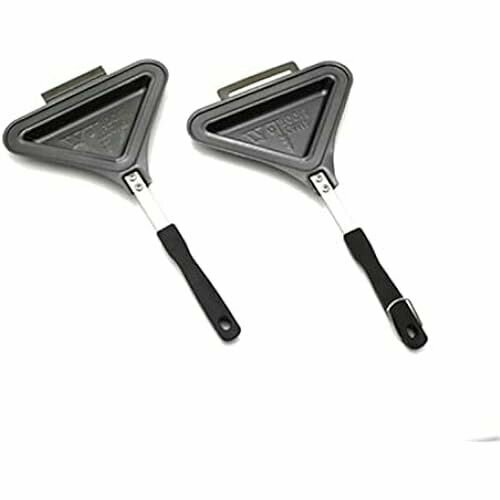 Тостер для сэндвичей противень с антипригарным покрытием двусторонний многофункциональный прибор для приготовления завтрака жаровня для домашней кухни один размер черный 2107200₽