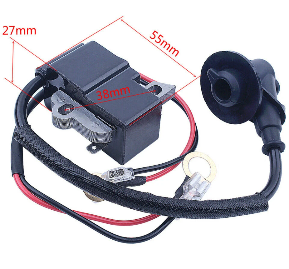 фото Катушка зажигания бензореза STIHL TS410 / TS420, арт. 4238-400-1301, старого образца, ASP (магнето)