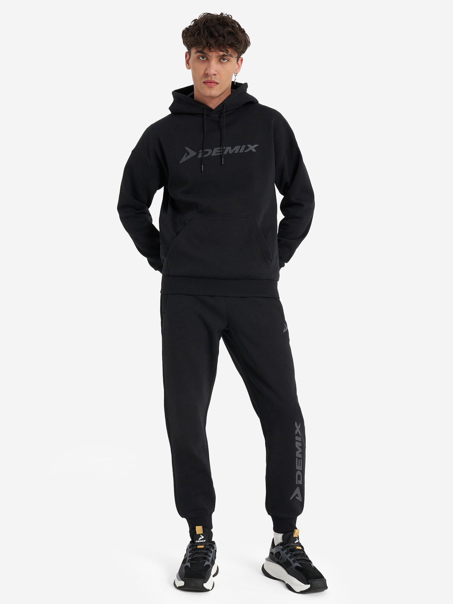 Брюки спортивные Demix, размер 50, черный — фото 1