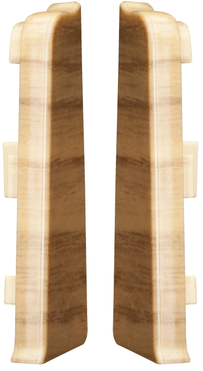 Заглушки для плинтуса 07 Дуб Либерти/скин/1уп.-1лев.+1пр/Arbiton Indo