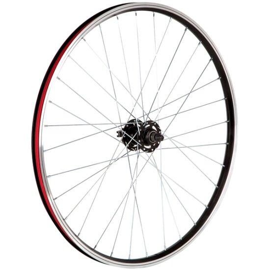 Колесо Stg 26" передне , двустен. обод 32 отв, втулка сталь под Disc , экс-к. Пром подшип