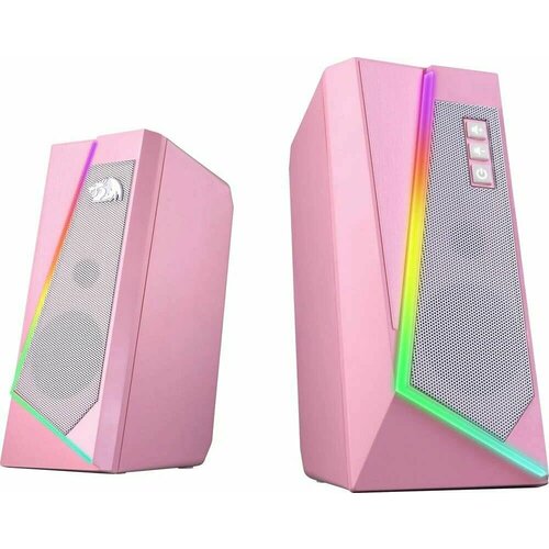 REDRAGON (71776) Anvil розовый,5 Вт, RGB, USB+3.5мм розовый розовый, белый