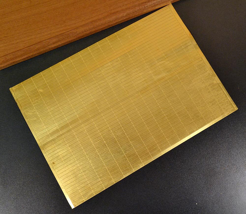 Латунные пластины 4.75х17 мм, толщина 0.15 мм, 714 шт, М,1:72, Россия