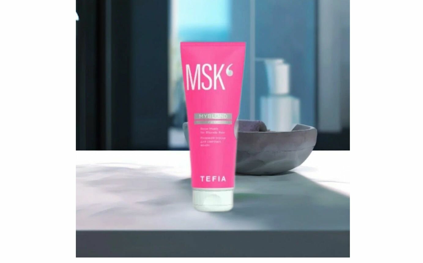 Tefia Myblond Rose Розовая маска для светлых волос, 250 мл.