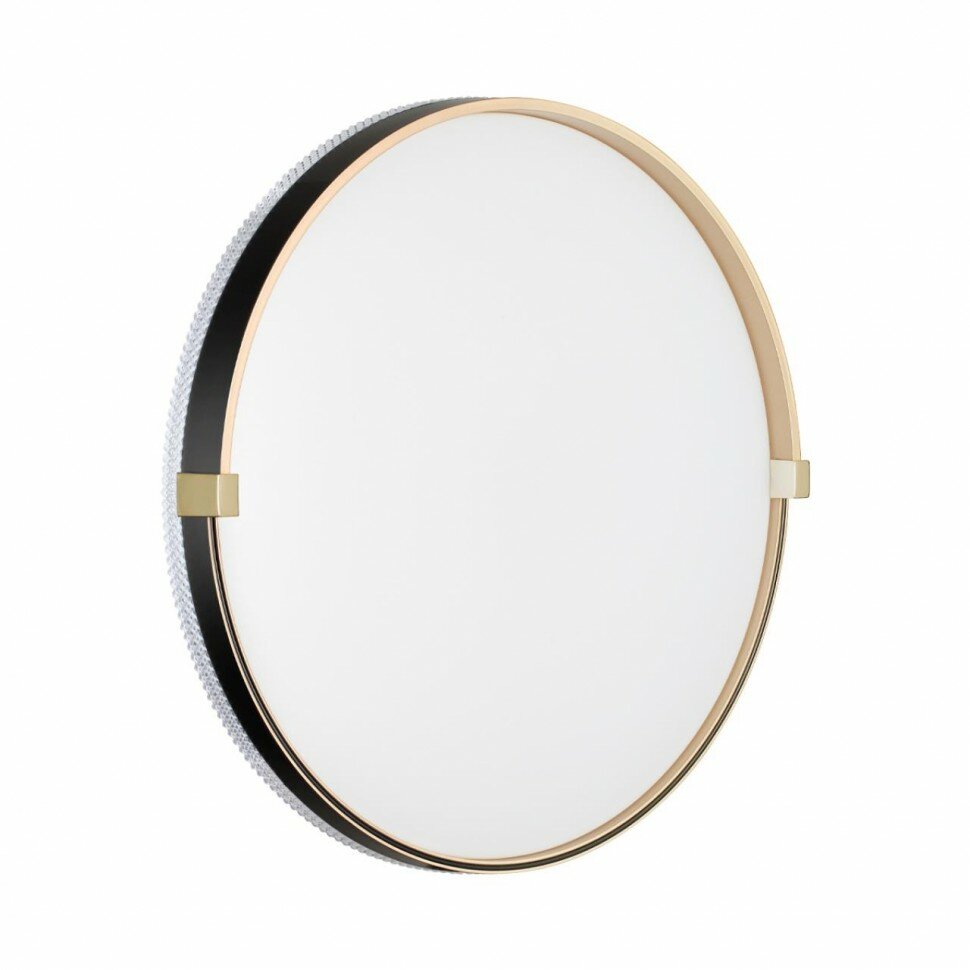 Сонекс 7647 DL PALE SN 138 Светильник пластик белый черный золотой LED 48Вт 4000К D390 IP43 OLIDI BLACK