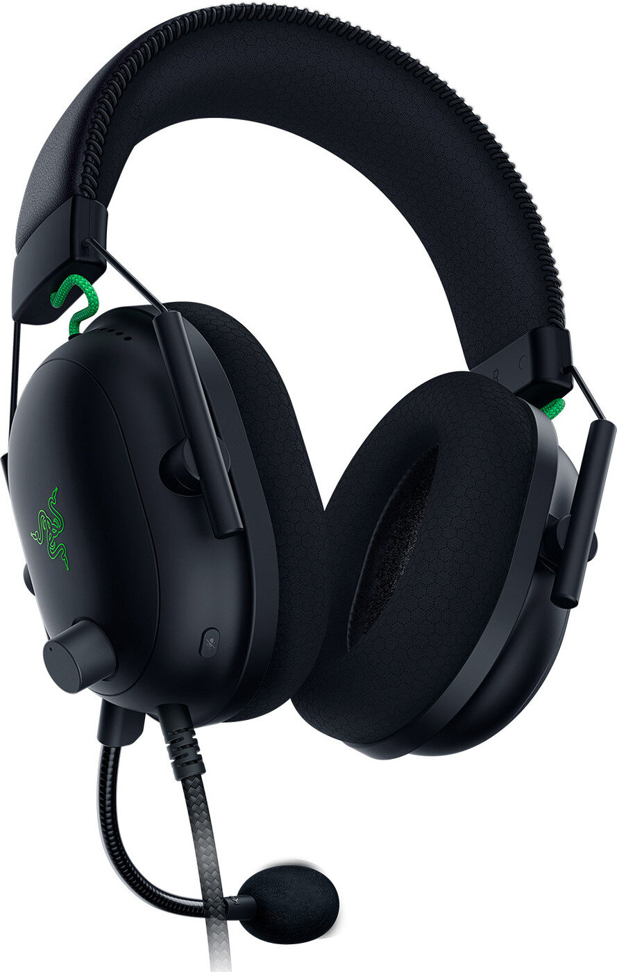 Игровая гарнитура Razer Blackshark V2 + USB Sound Card (Black), черный — фото 1