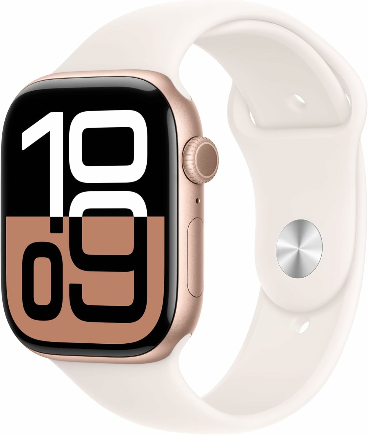 Смарт-часы Apple Watch S10 46mm Rose Gold Light Blush Sport M/L
