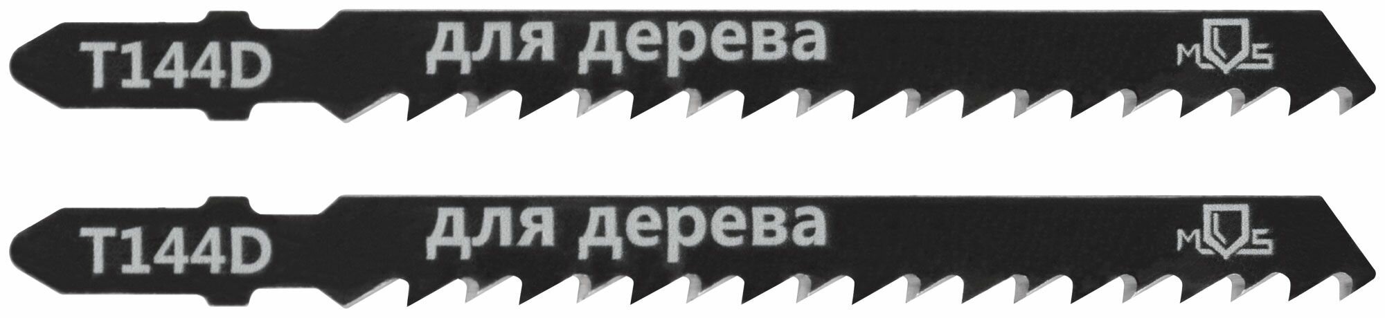 Полотна для эл. лобзика Т144D по дереву HCS 100 мм 2 шт.